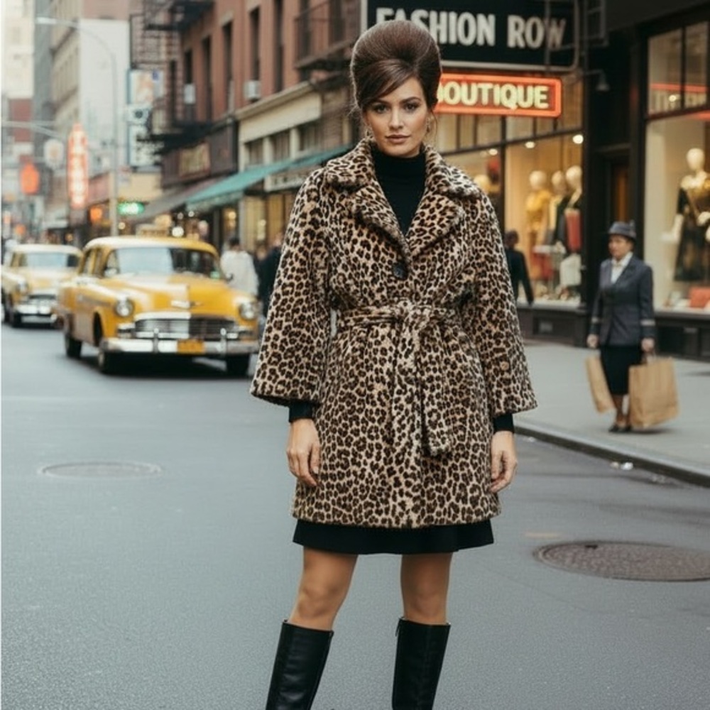 1960’s Vintage Bonds Fifth Avenue Faux Fur Coat